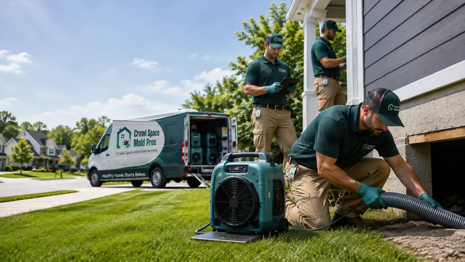 Crawl Space Mold Removal in Clinton, MN